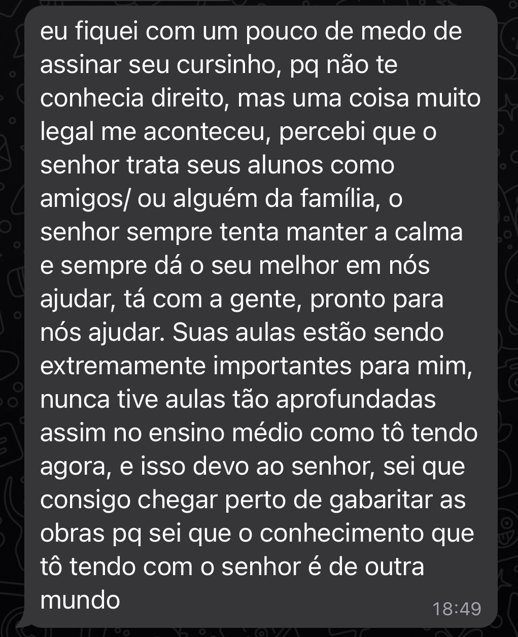 nao conhecia